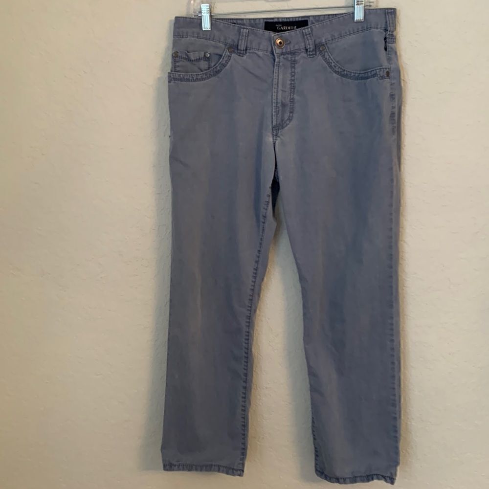 Atelier Gardeur Nevio Regular Fit Casual Men’s Pant Blue Size 35/32